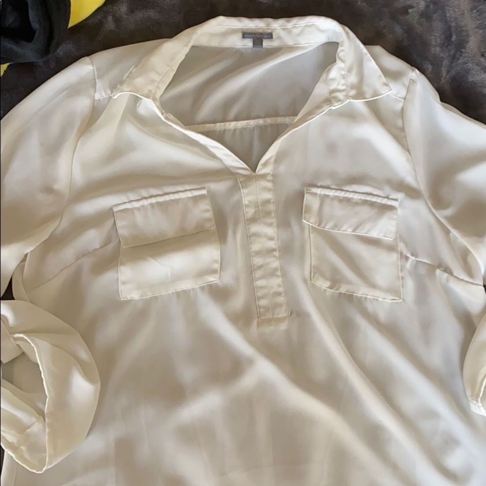 Cream blouse